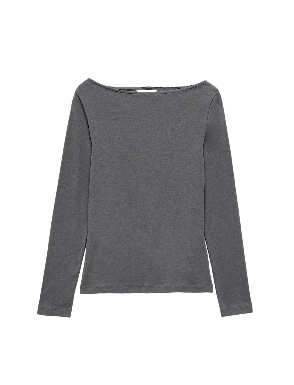 Cotton Rich Premium Slash Neck Top