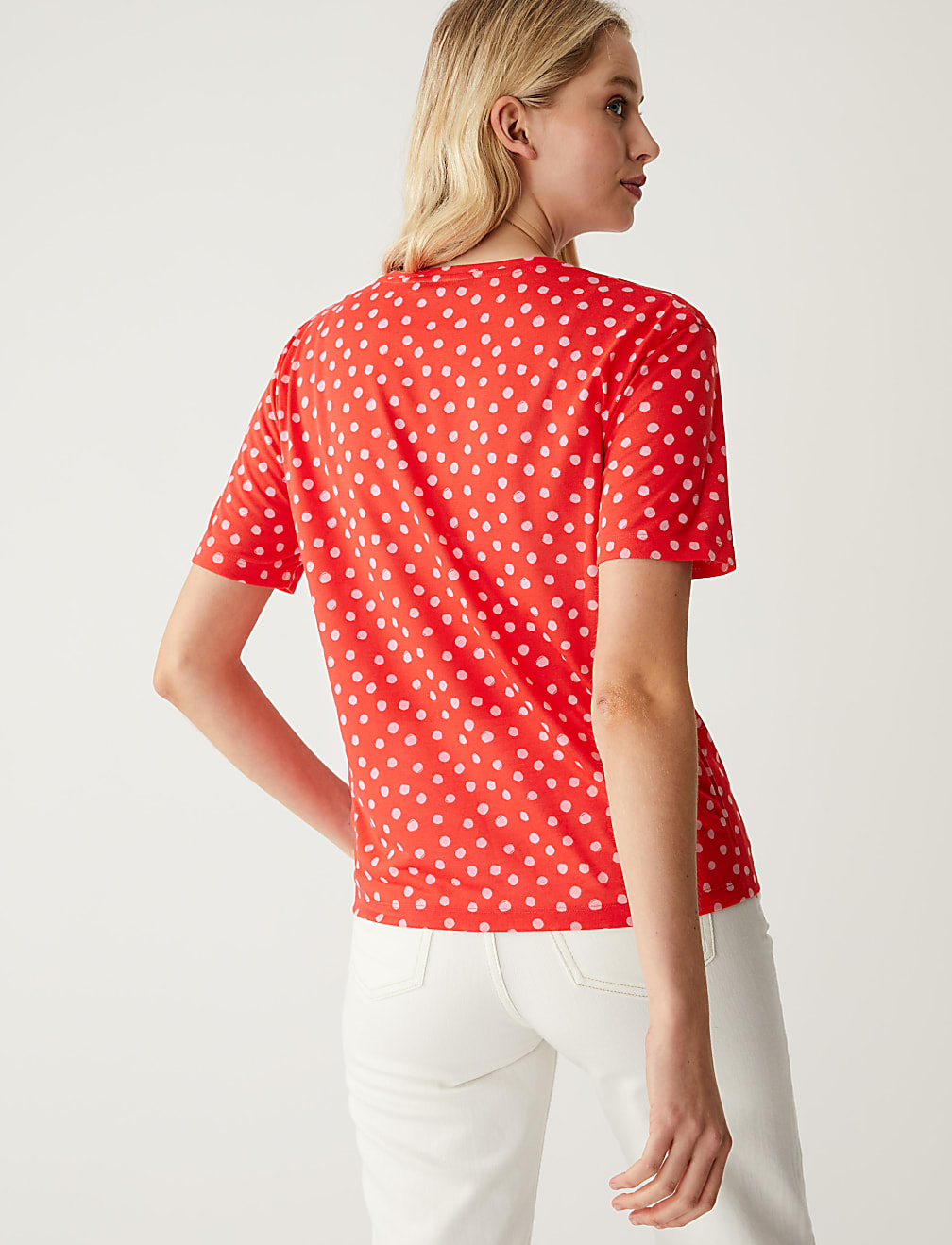 Printed Crew Neck Relaxed T-Shirt
