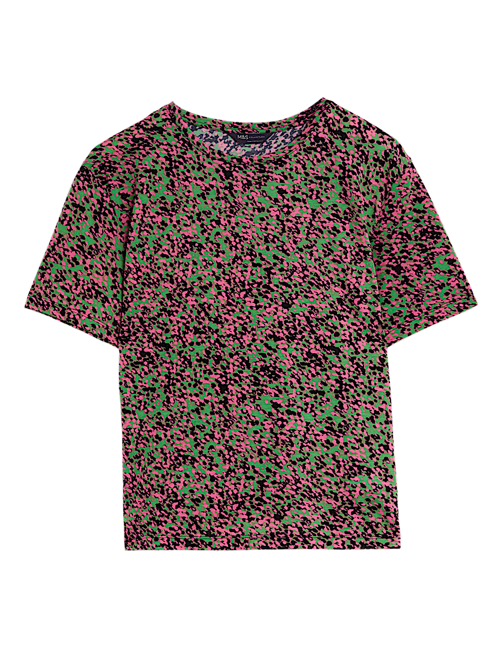 Printed Crew Neck Relaxed T-Shirt