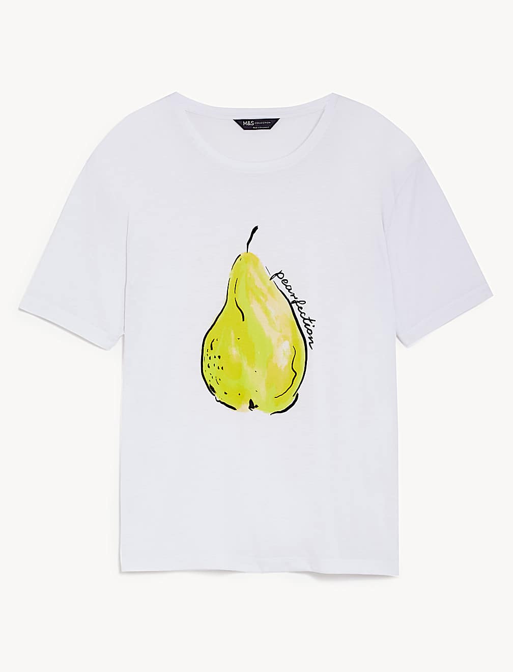 Printed Crew Neck Relaxed T-Shirt