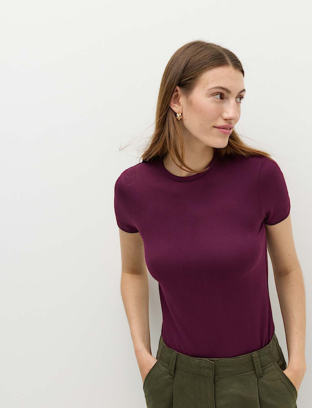 Crew Neck Soft Touch T-Shirt