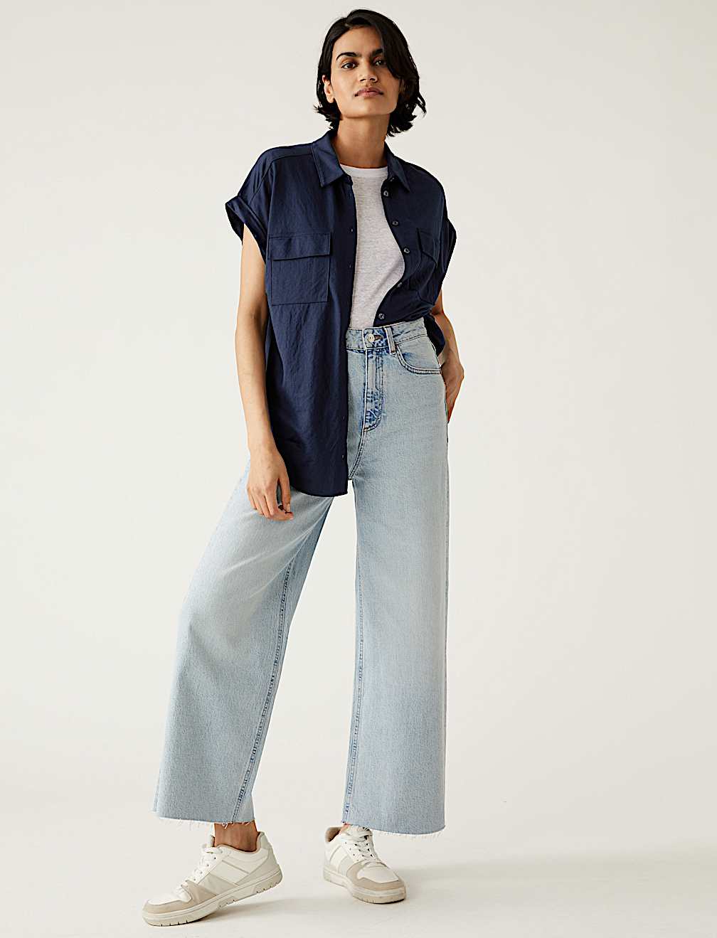 Jersey Collared Shirt