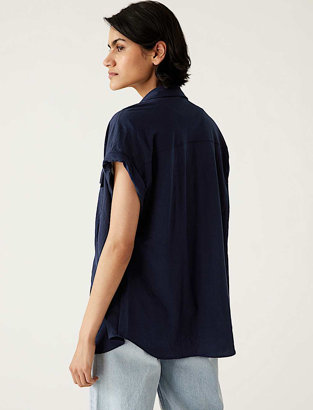 Jersey Collared Shirt