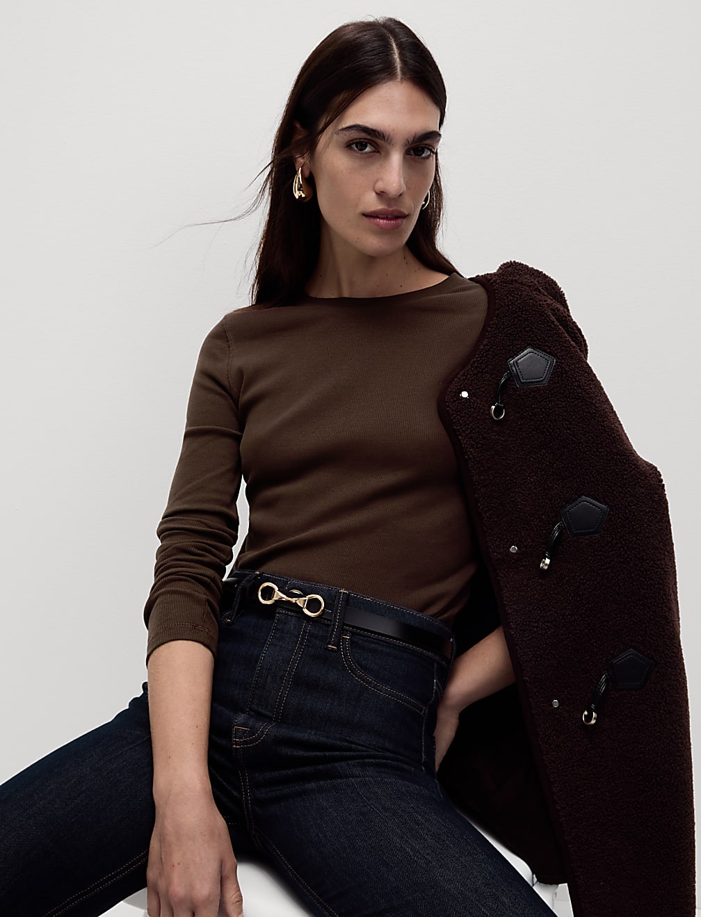 Cotton Rich Ribbed Top