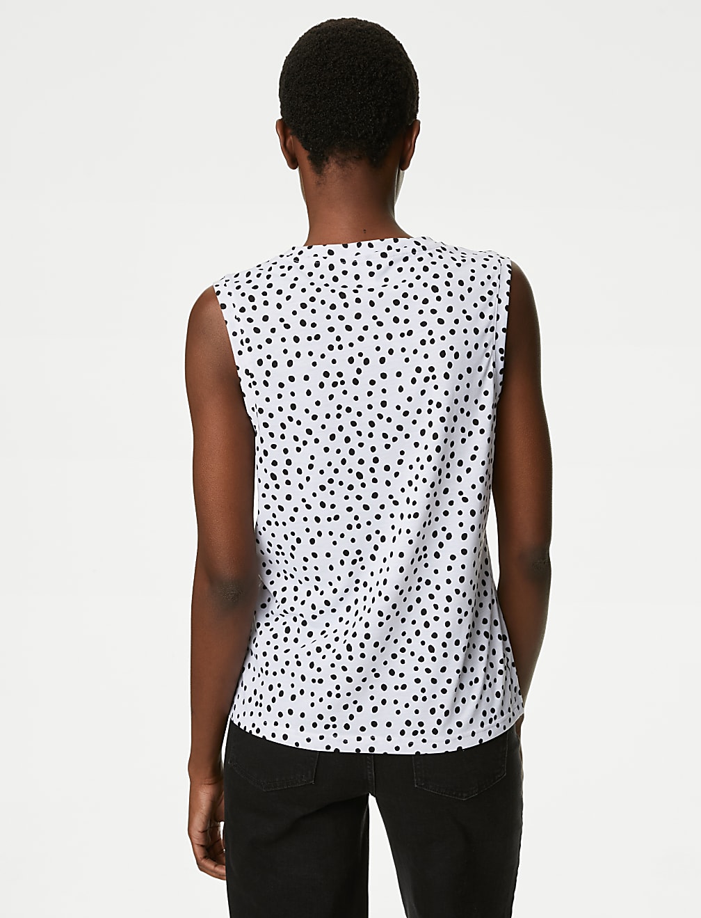 Printed Relaxed Vest