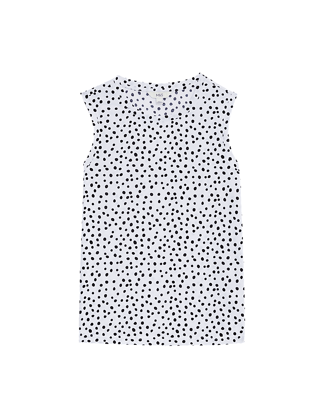Printed Relaxed Vest