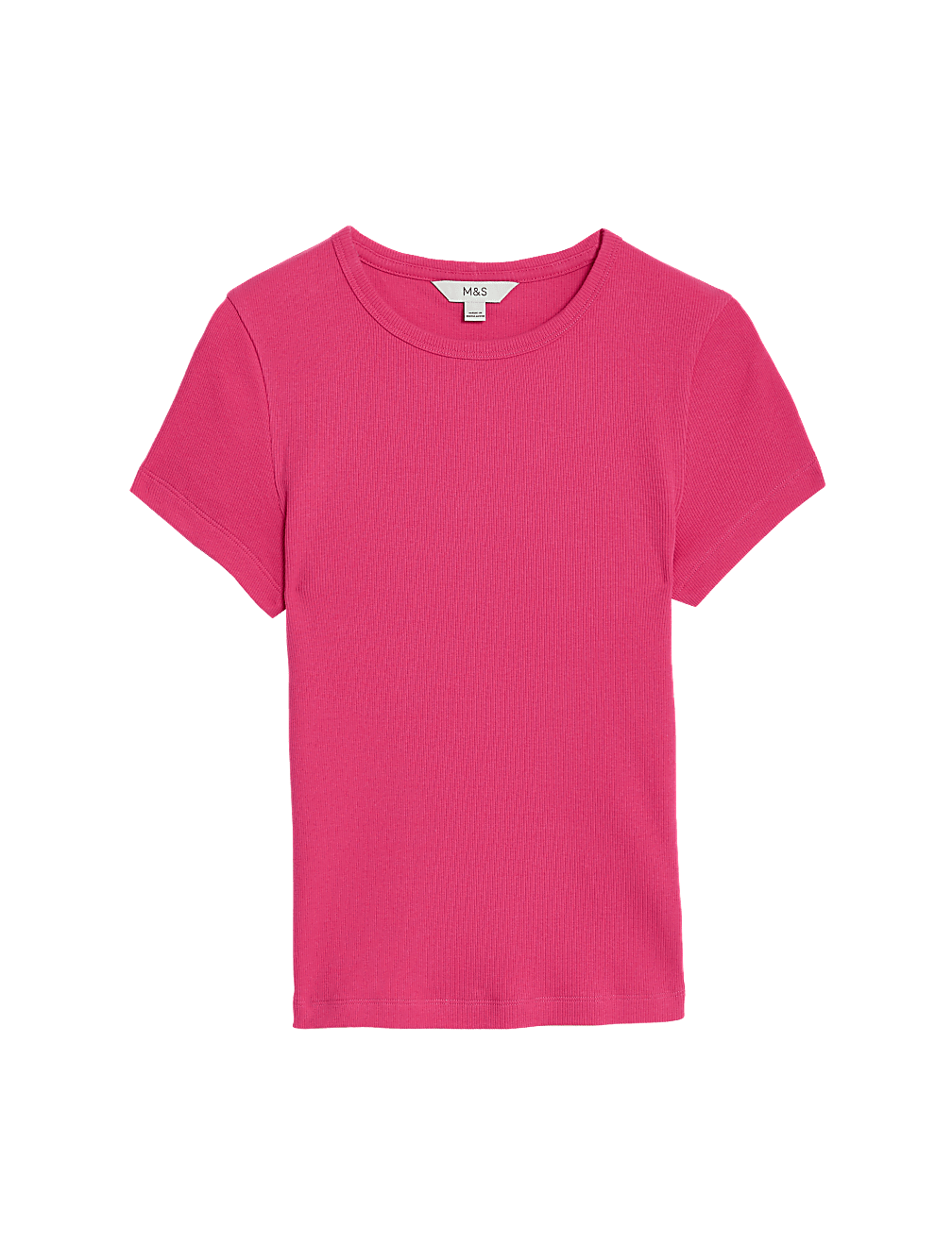 Cotton Rich Ribbed Slim Fit T-Shirt
