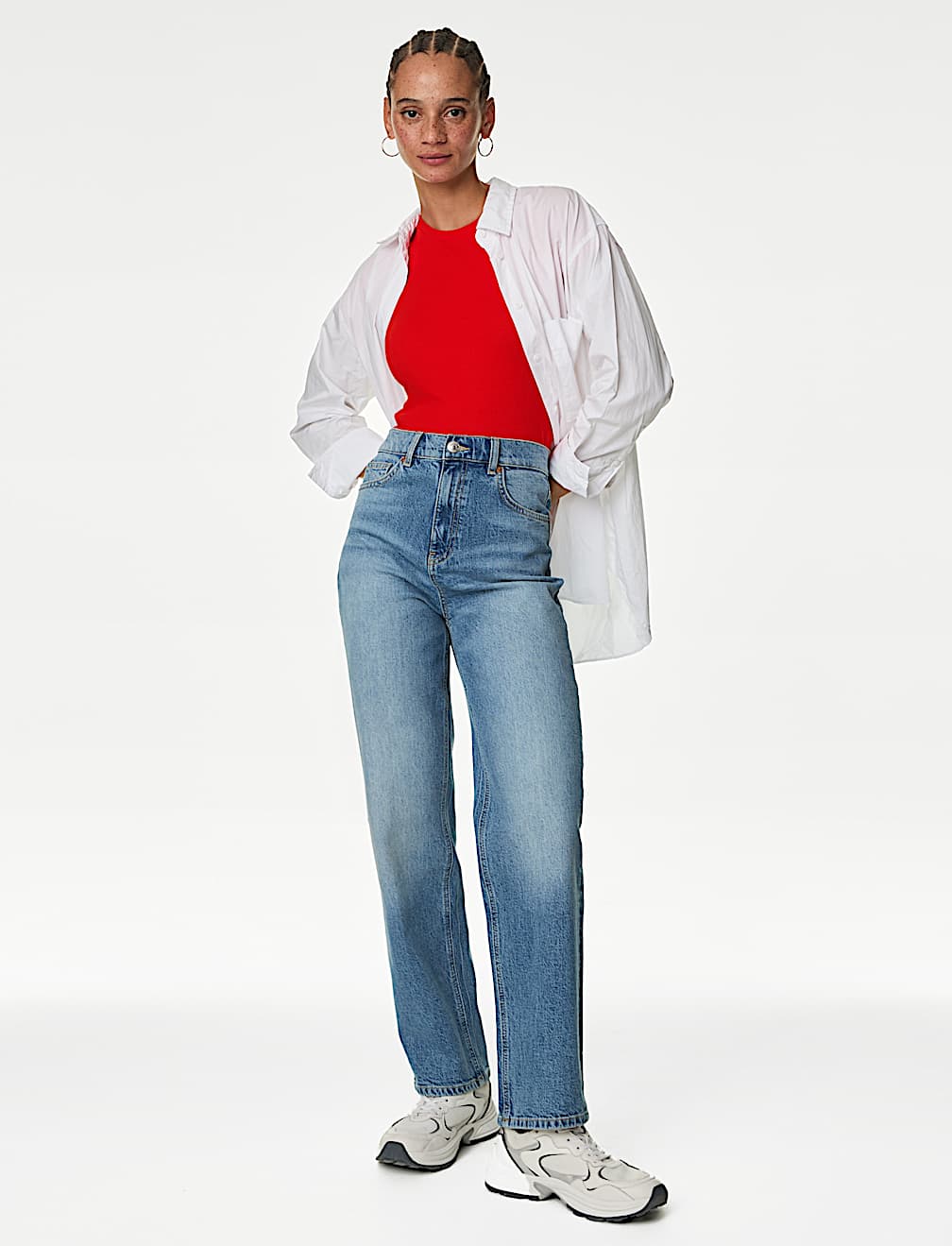 Cotton Rich Ribbed Slim Fit T-Shirt