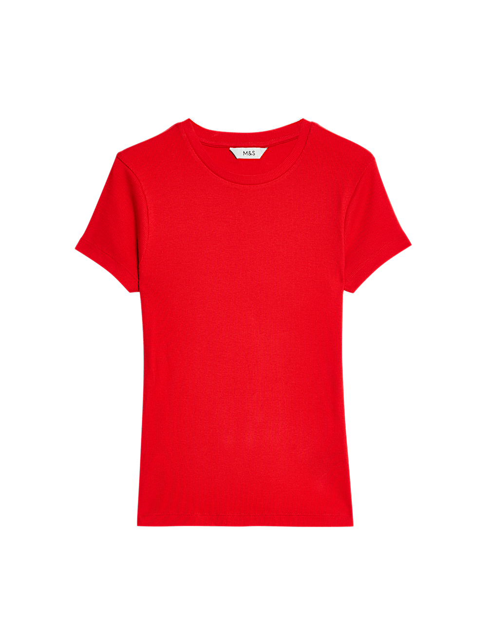 Cotton Rich Ribbed Slim Fit T-Shirt