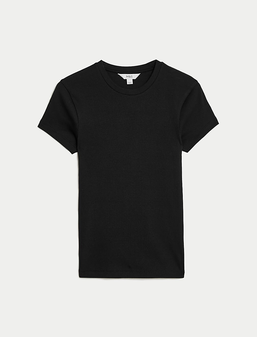 Cotton Rich Ribbed Slim Fit T-Shirt