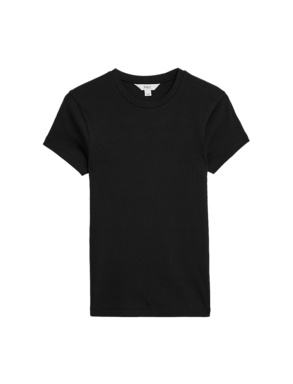Cotton Rich Ribbed Slim Fit T-Shirt