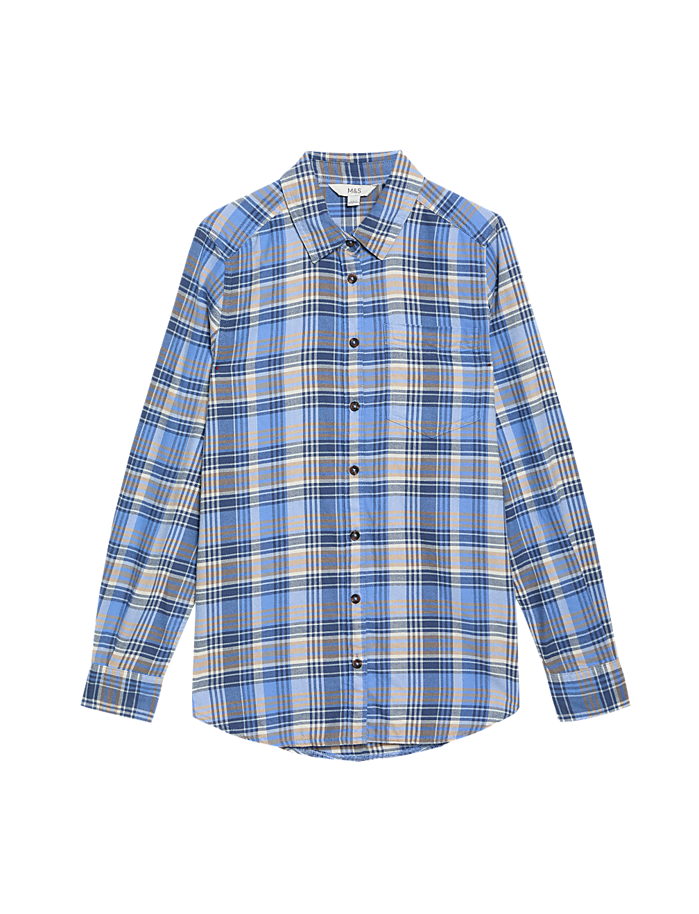 Pure Cotton Checked Shirt