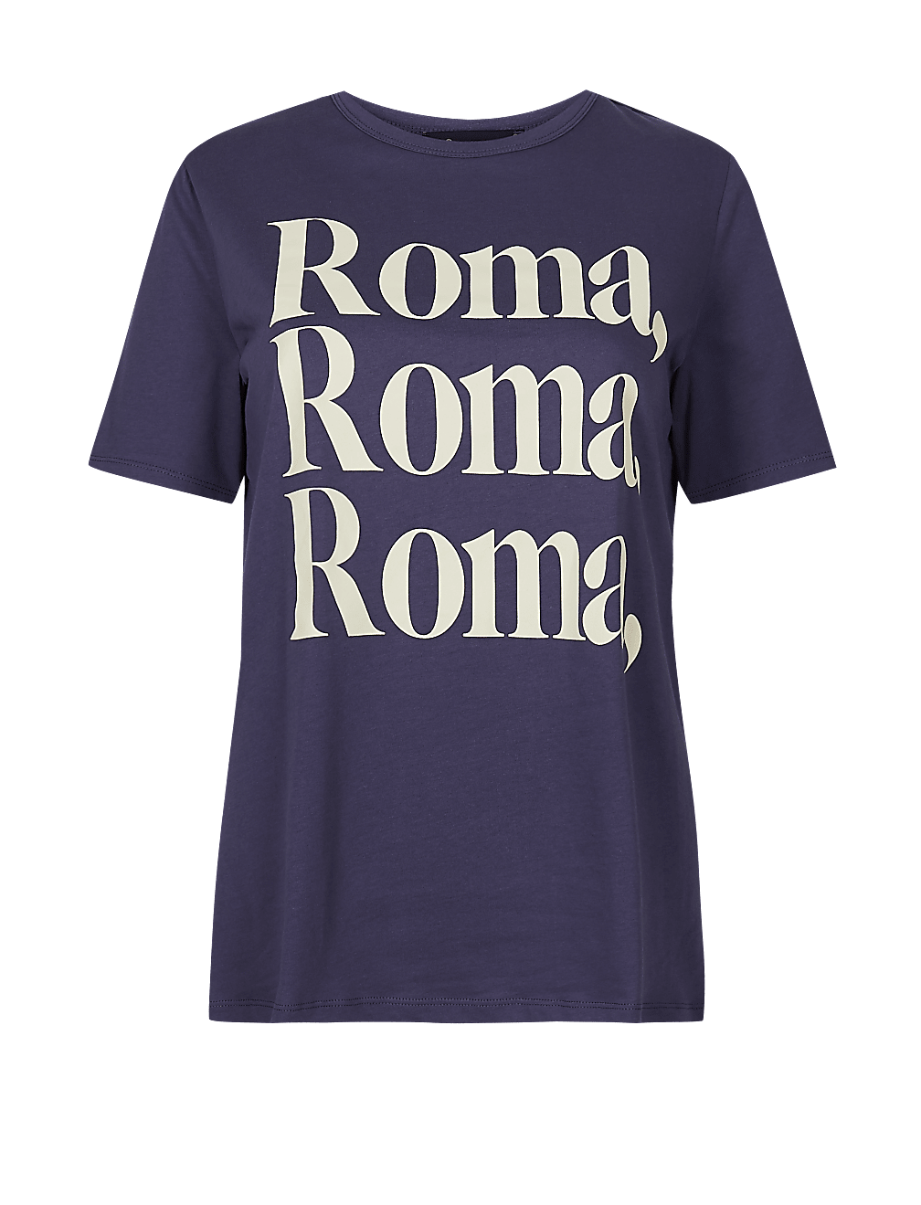 Pure Cotton Roma Straight Fit T-shirt