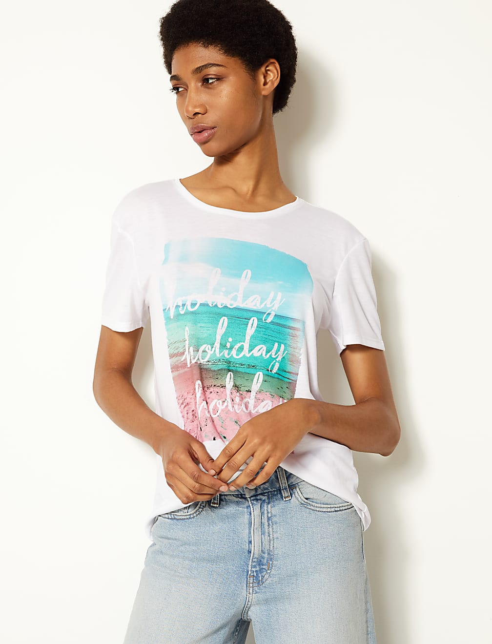 Relaxed Fit Holiday Short Sleeve T-Shirt