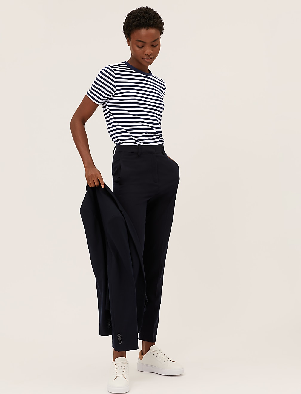 Pure Cotton Striped Everyday Fit T-Shirt