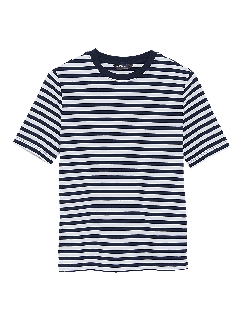 Pure Cotton Striped Everyday Fit T-Shirt