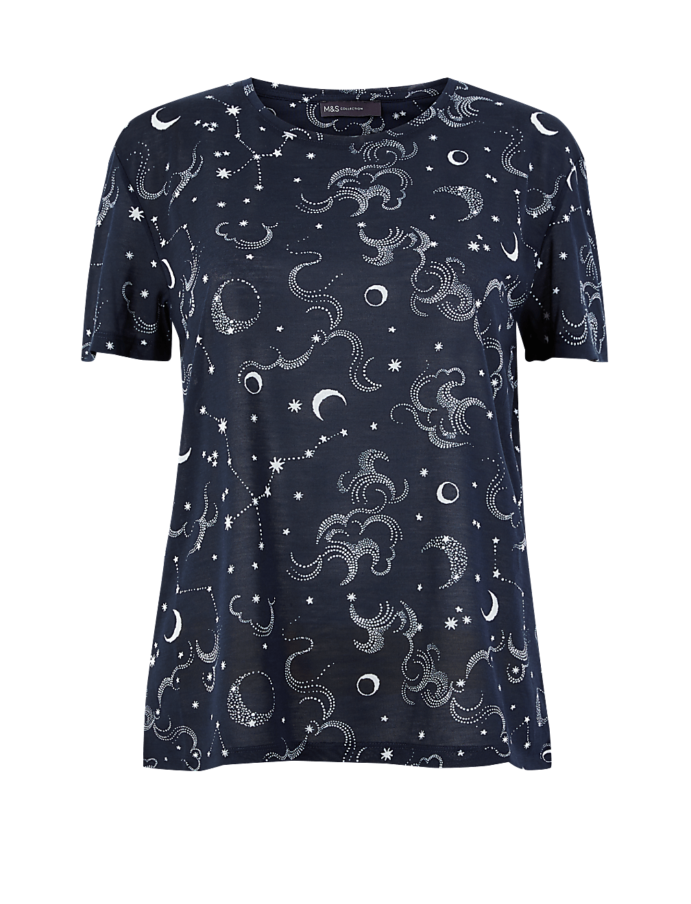 Constellation Print Relaxed Fit T-Shirt
