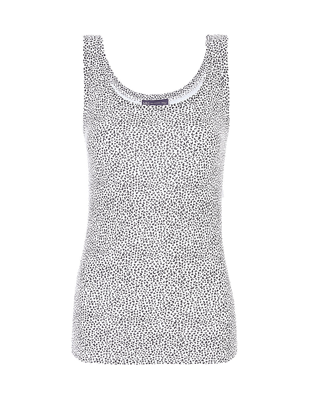 Pure Cotton Scoop Neck Regular Fit Vest