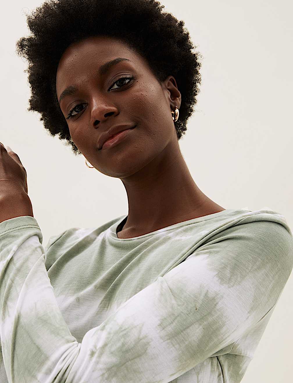 Tie Dye Relaxed Long Sleeve Top