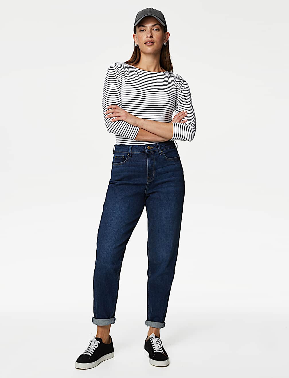 Cotton Rich Striped Slim Fit T-Shirt