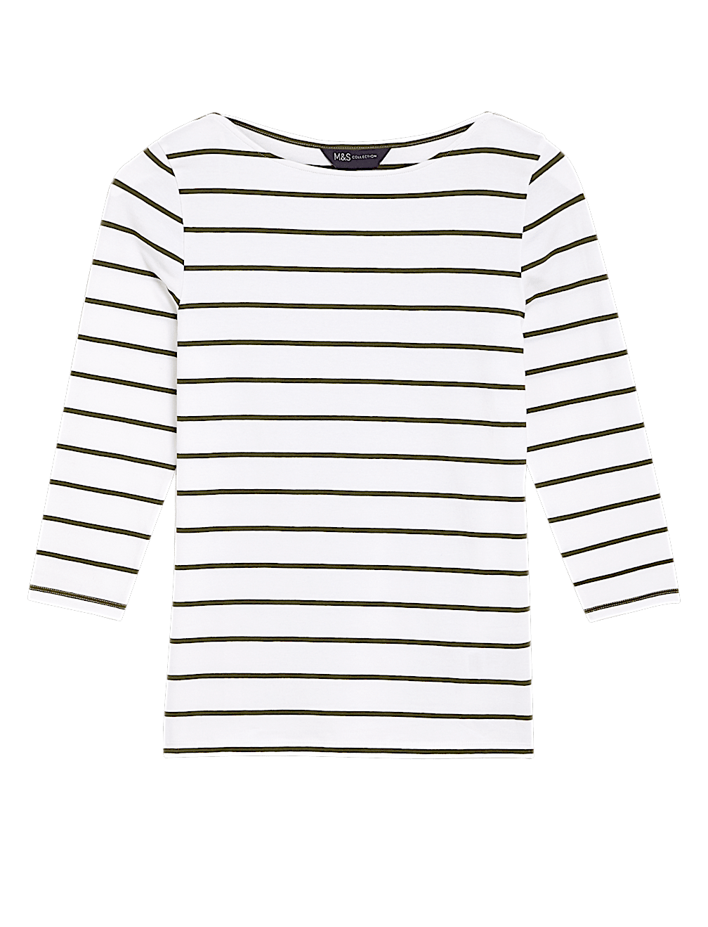 Cotton Rich Striped Slim Fit T-Shirt