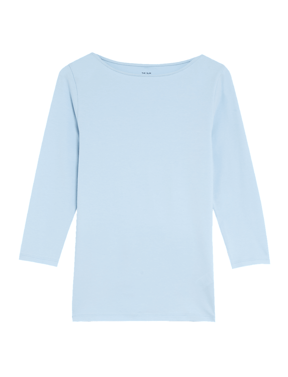 Cotton Rich Slim Fit 3/4 Sleeve T-Shirt