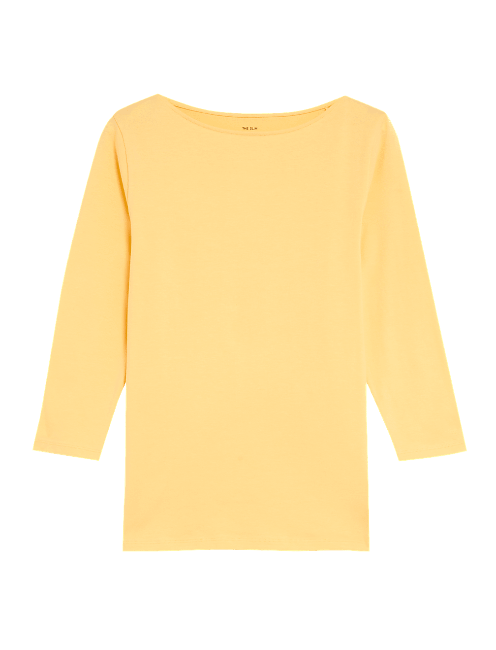 Cotton Rich Slim Fit 3/4 Sleeve T-Shirt