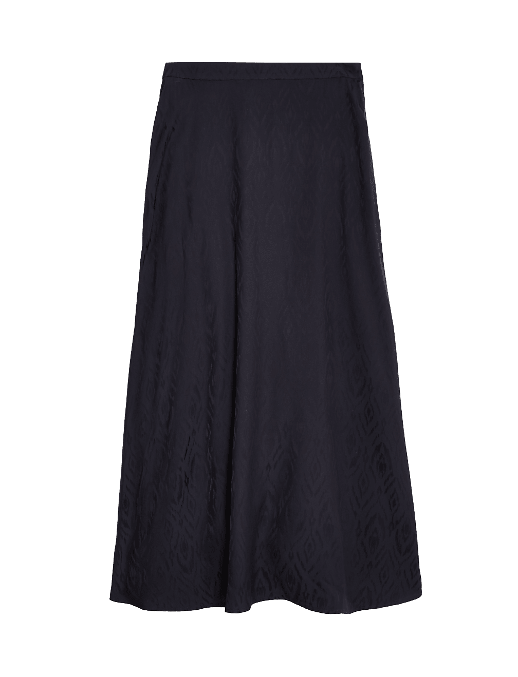 Jacquard Midi Slip Skirt