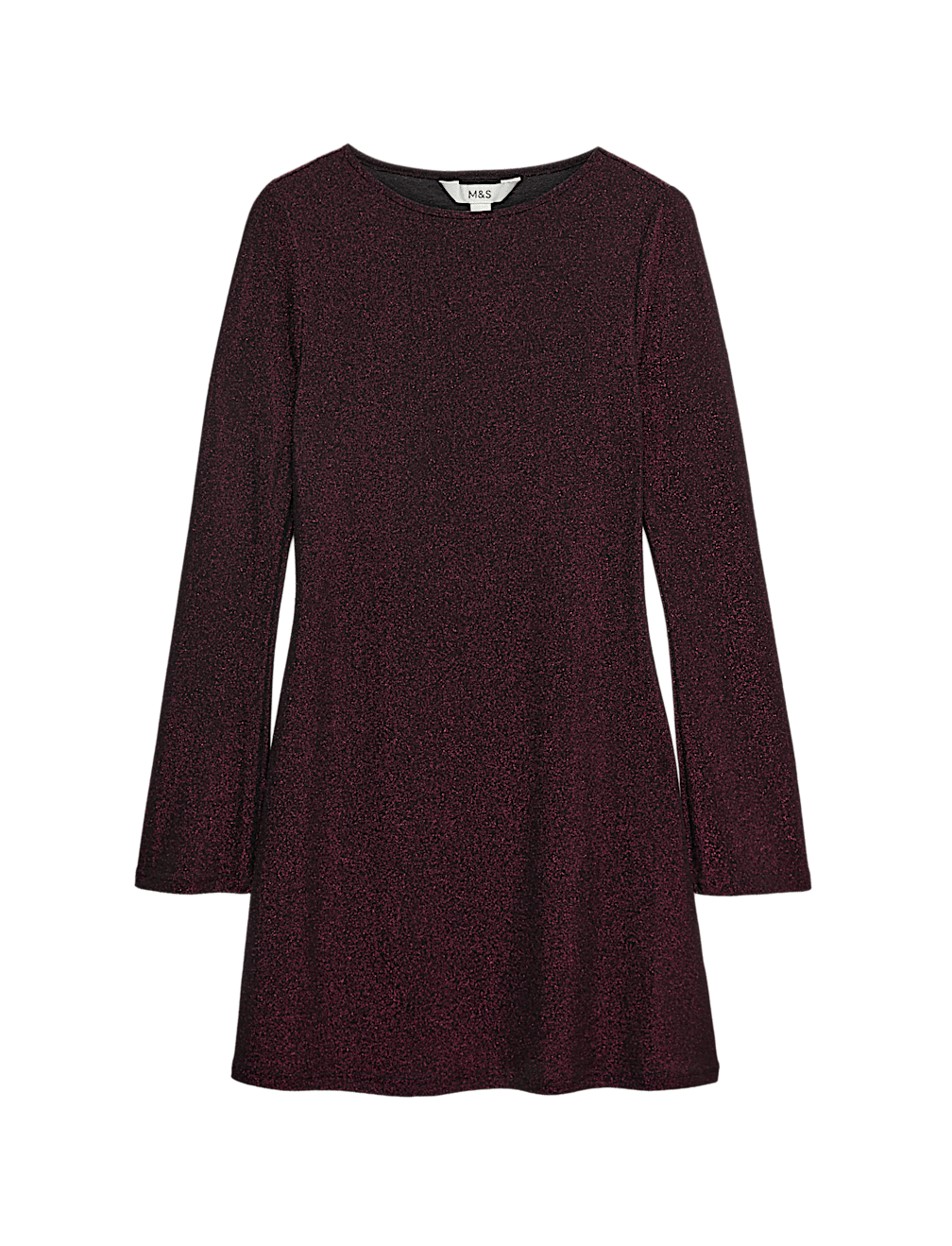 Metallic Mini Shift Dress