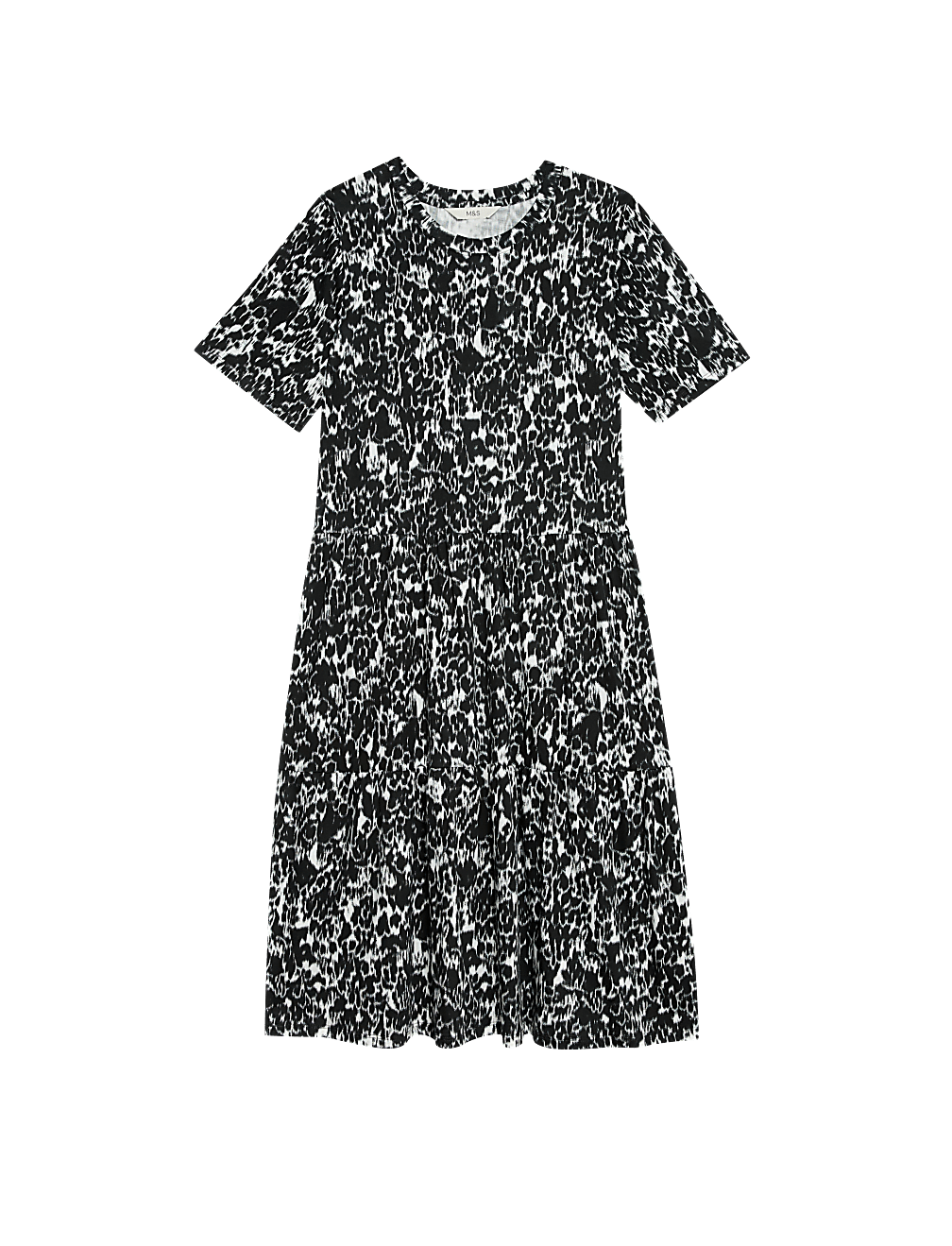 Jersey Animal Print Skater Dress