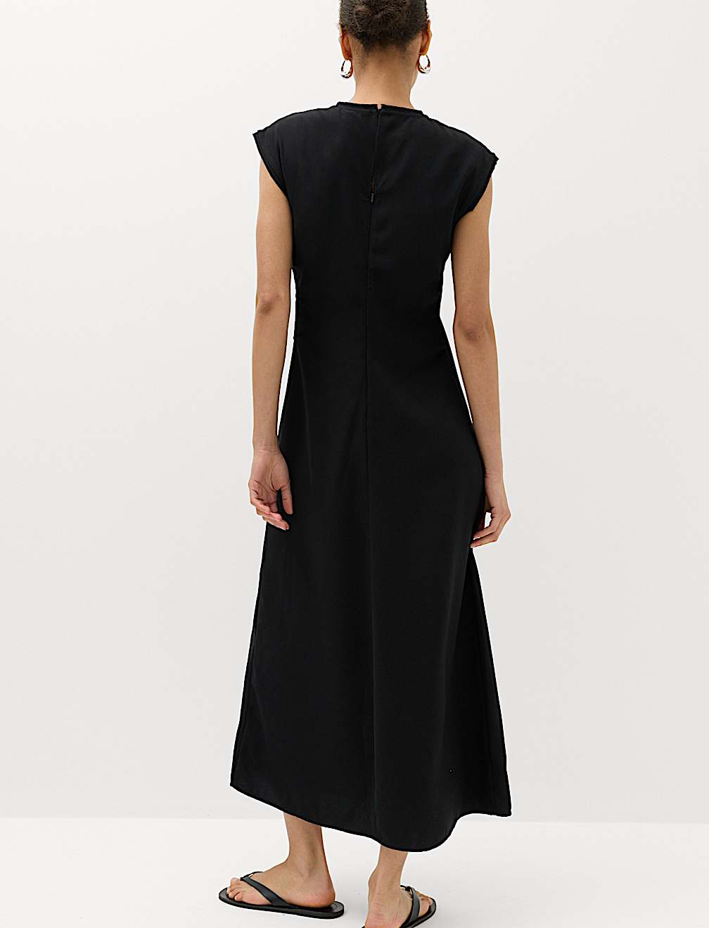 Cinched Midi Column Dress