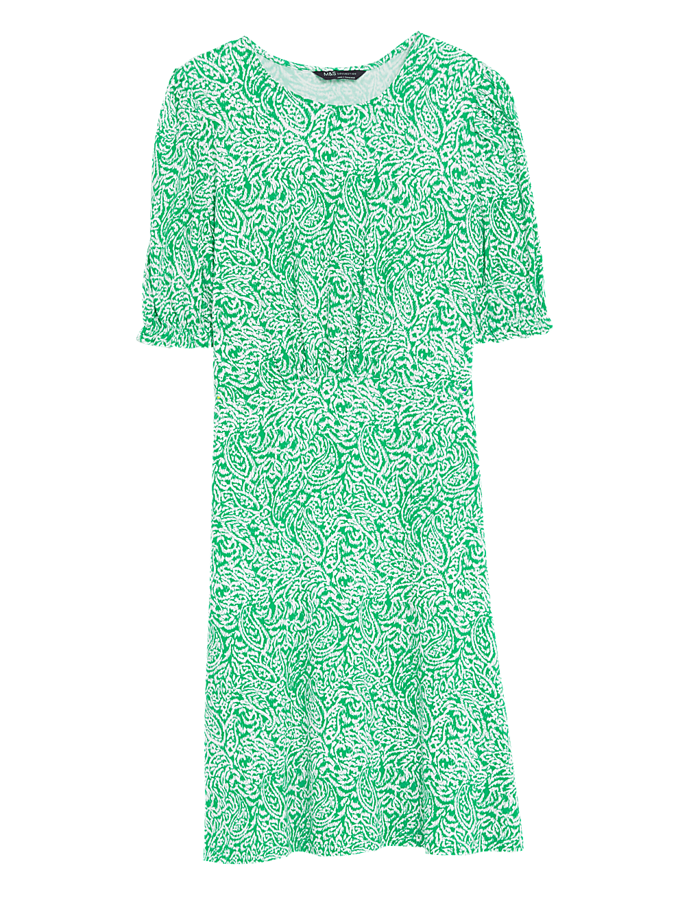 Jersey Printed Mini Skater Dress