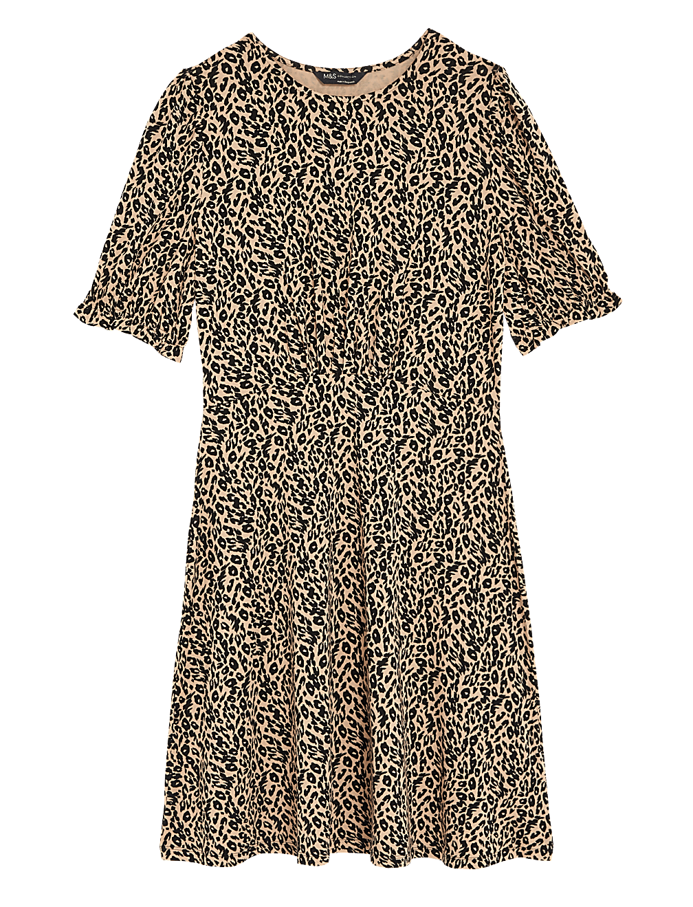 Jersey Printed Mini Skater Dress