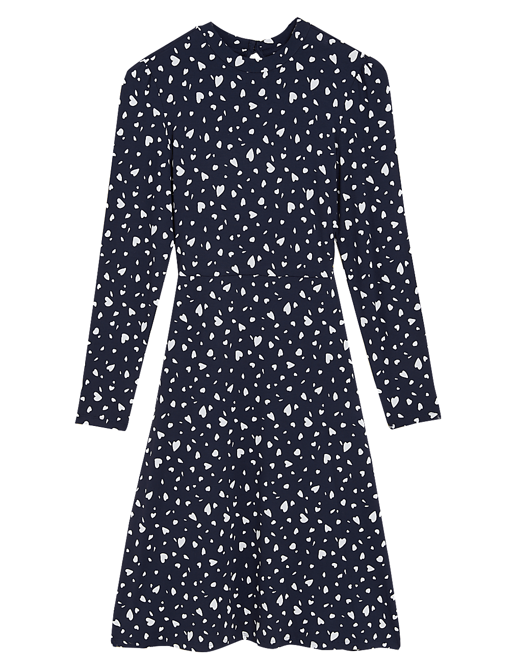 Jersey Printed Knee Length Skater Dress