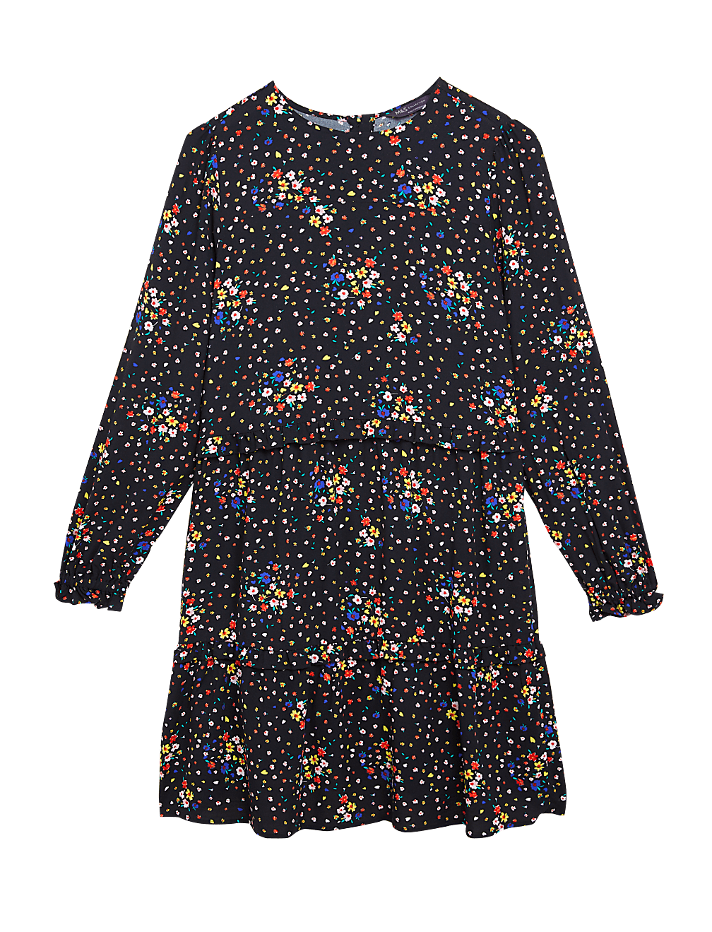 Floral Mini Tiered Dress