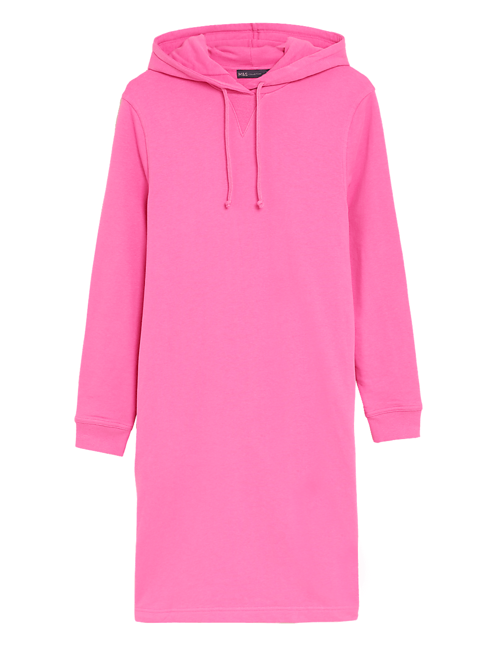 Jersey Hooded Knee Length Jumper Dress