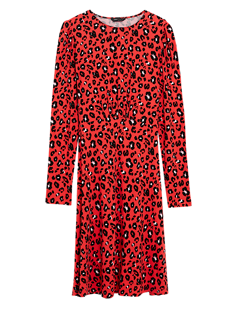 Jersey Printed Mini Skater Dress