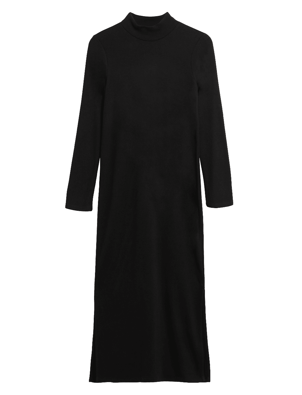 High Neck Midi Column Dress