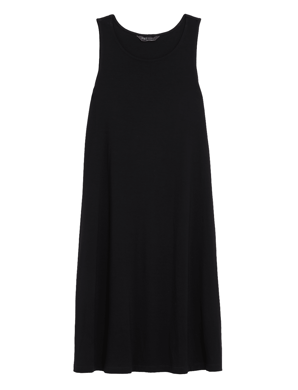 Jersey Round Neck Mini Skater Dress