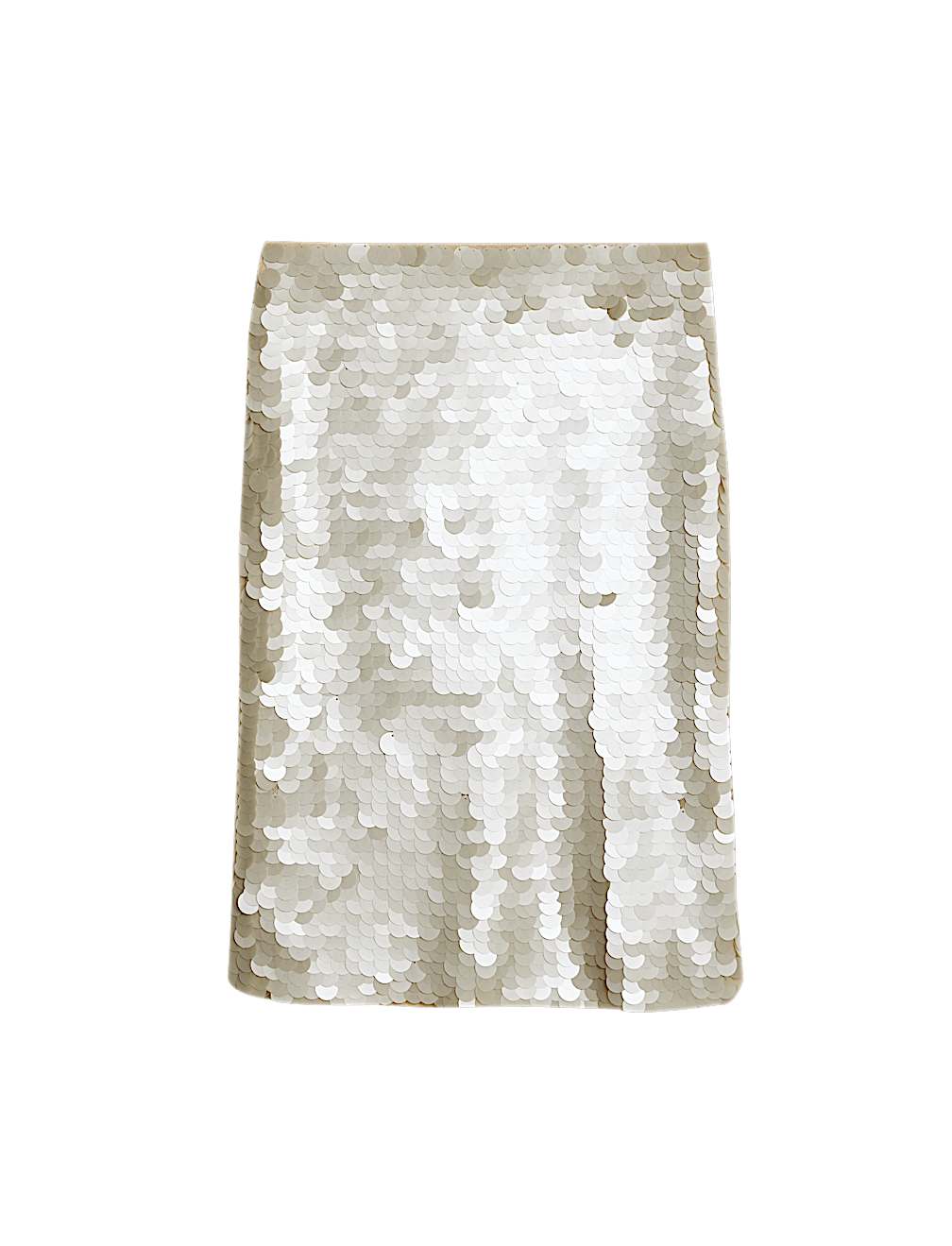 Sequin Knee Length Column Skirt
