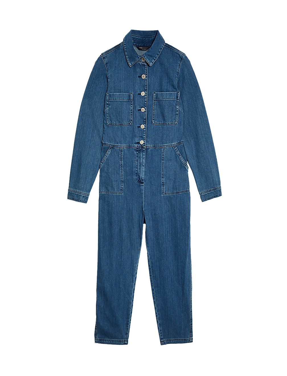 M and s denim jumpsuit sales