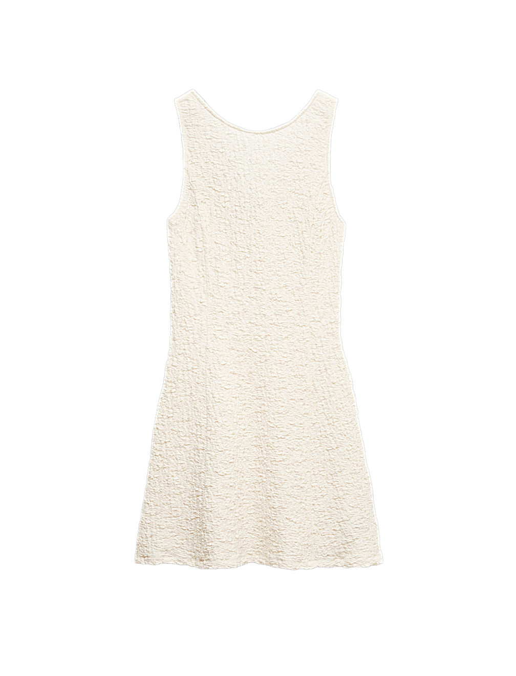 Cotton Rich Textured Mini Column Dress