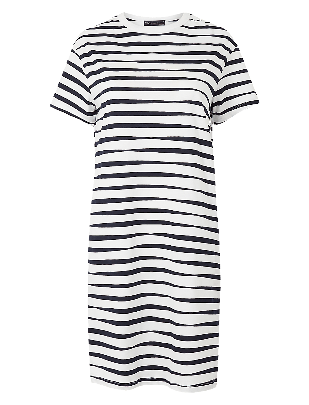 Pure Cotton Striped T-Shirt Dress