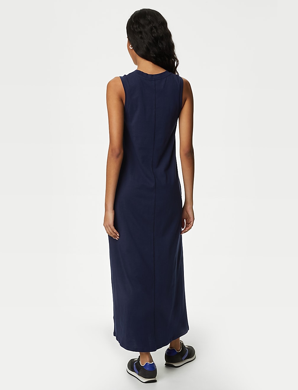 Pure Cotton Midi T-Shirt Dress