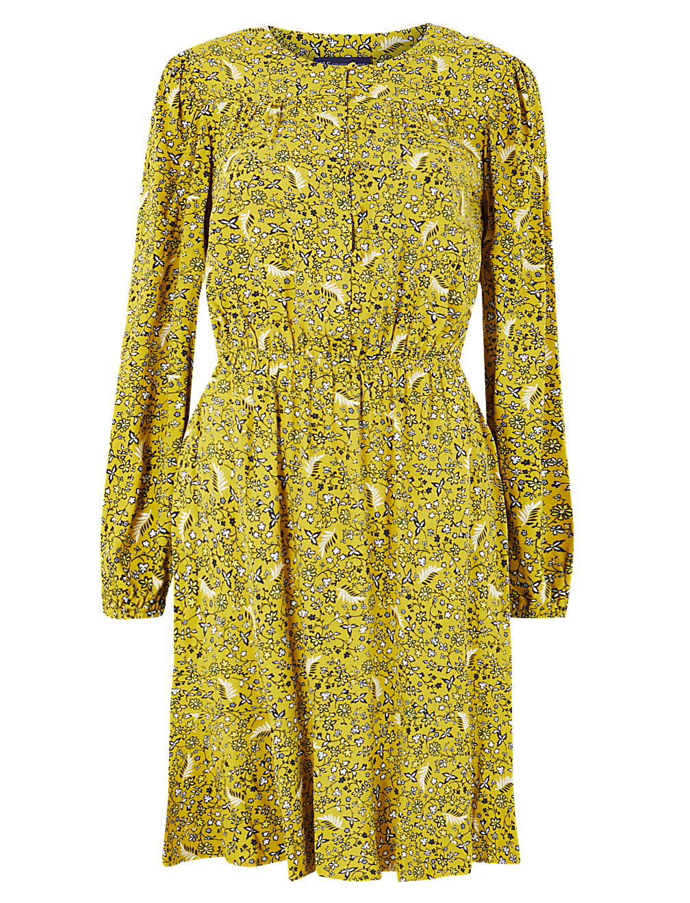 Ditsy Floral Waisted Mini Dress