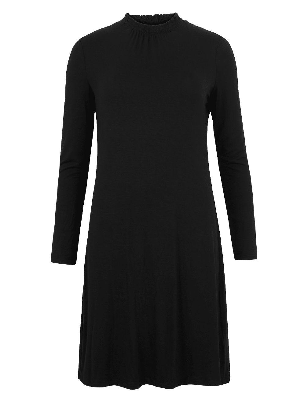 Jersey Long Sleeve Swing Dress