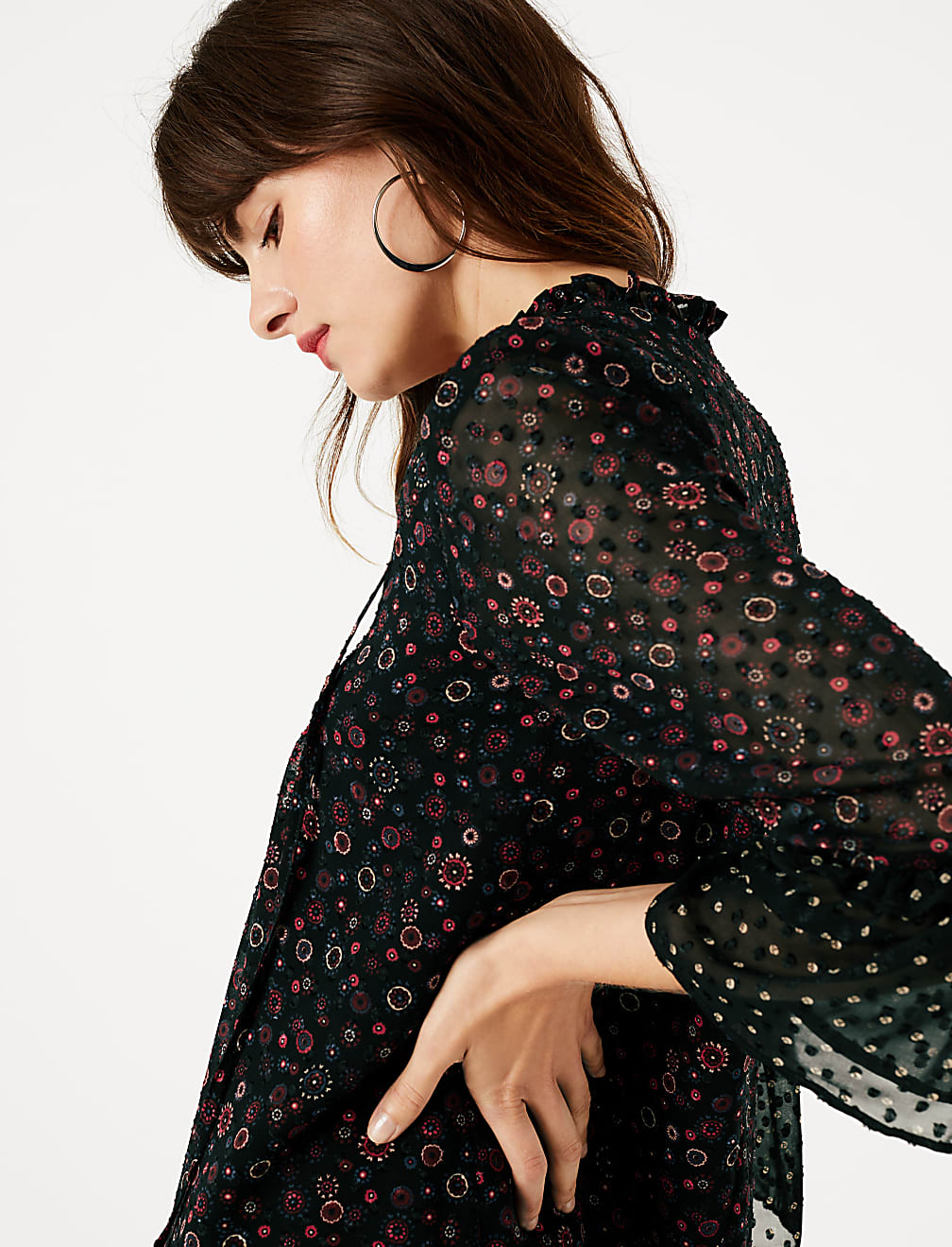 Floral Relaxed Mini Dress