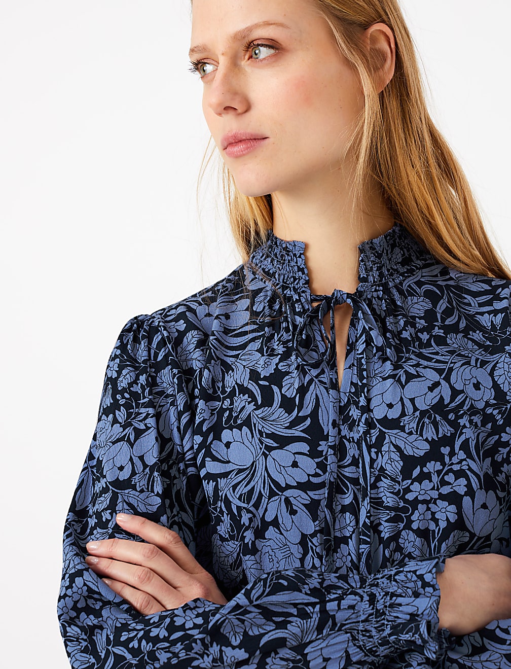 Floral Print Waisted Mini Dress