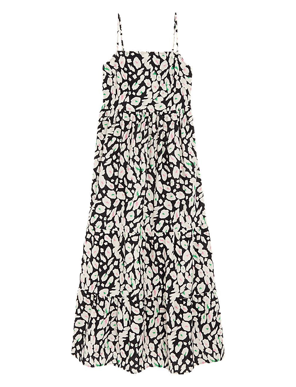 Pure Cotton Printed Midaxi Cami Dress