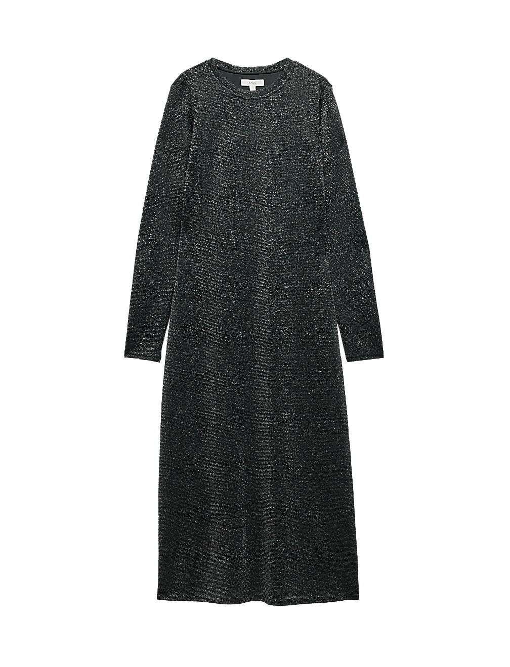 Jersey Sparkly Midi Column Dress
